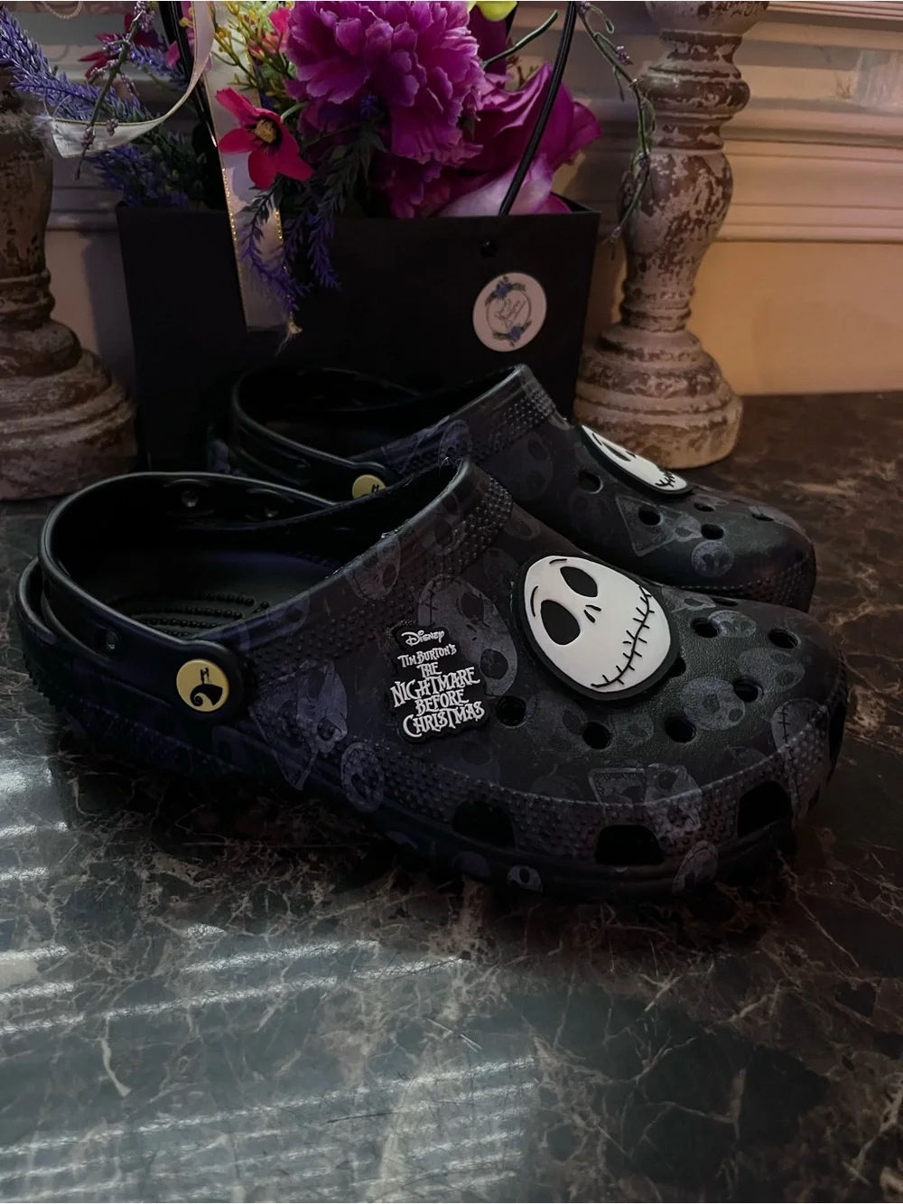 CROCS skellington new